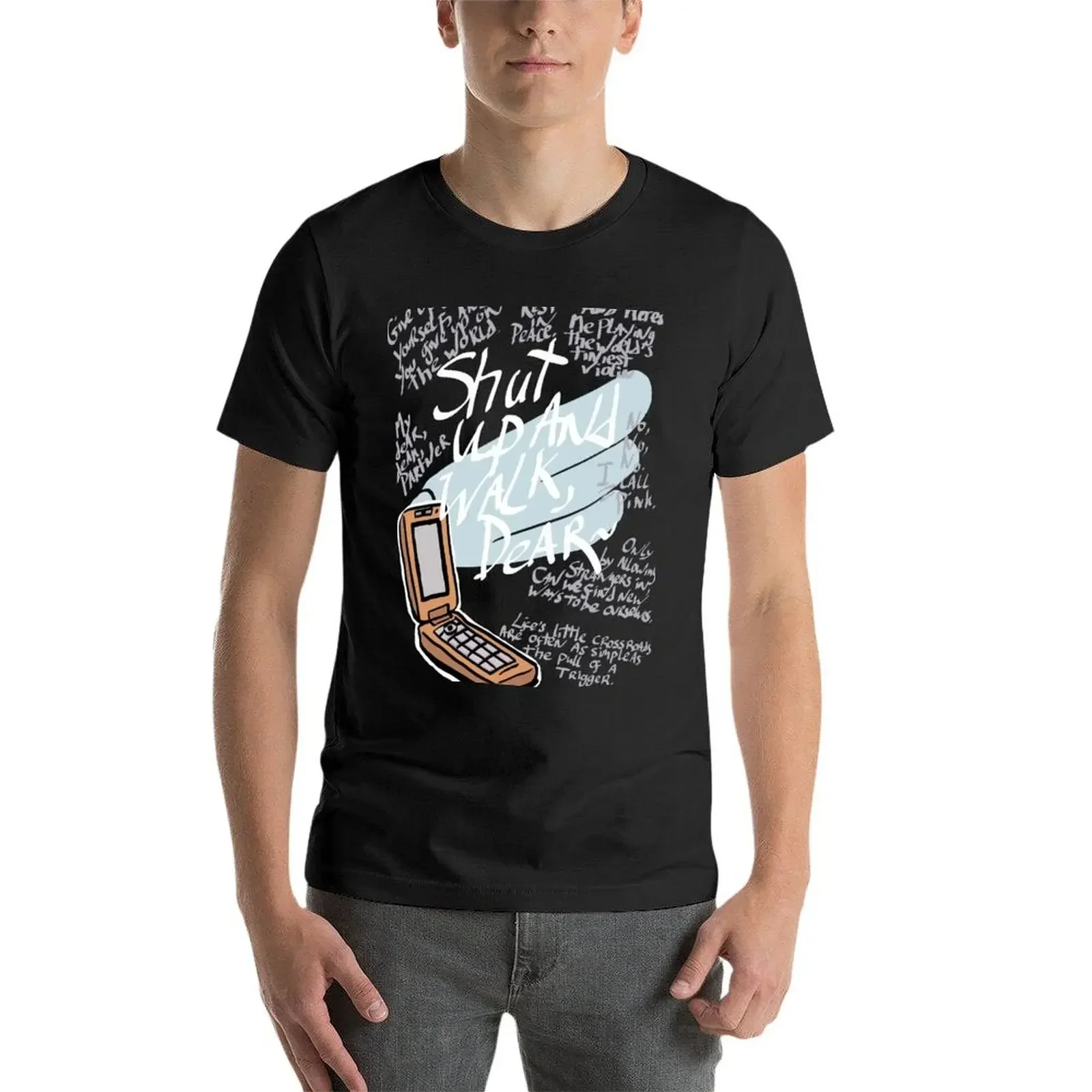Футболка TWEWY Joshua Kiryu Catchphrases одежда в стиле хиппи рубашки футболки с рисунком