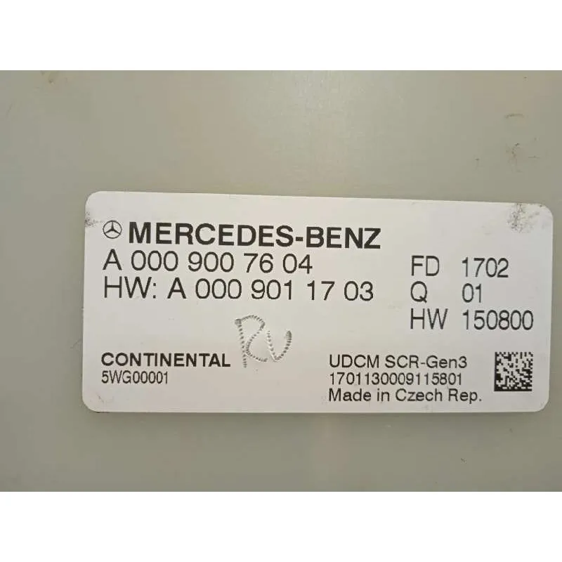 Электронный модуль/A0009007604/0009007604/5866956 для MERCEDES E LIM class. (W213) 220 D (213 004) |