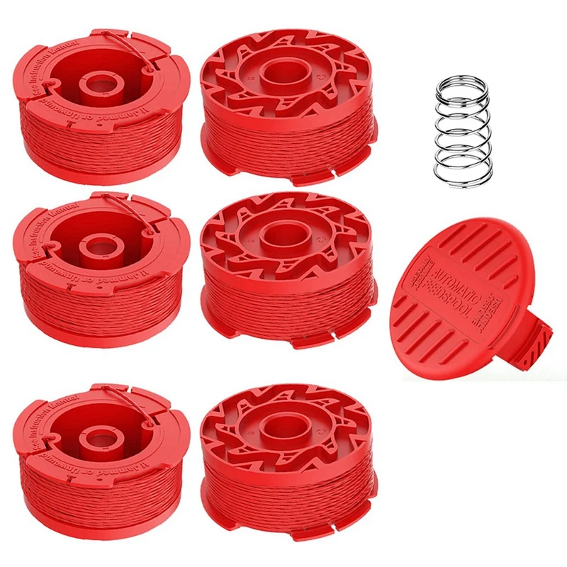 

Trimmer Spools Line 20Ft Red Trimmer Line For Craftsman CMCST910 CMZST080 Lawn Mower Accessories Garden Power Tools