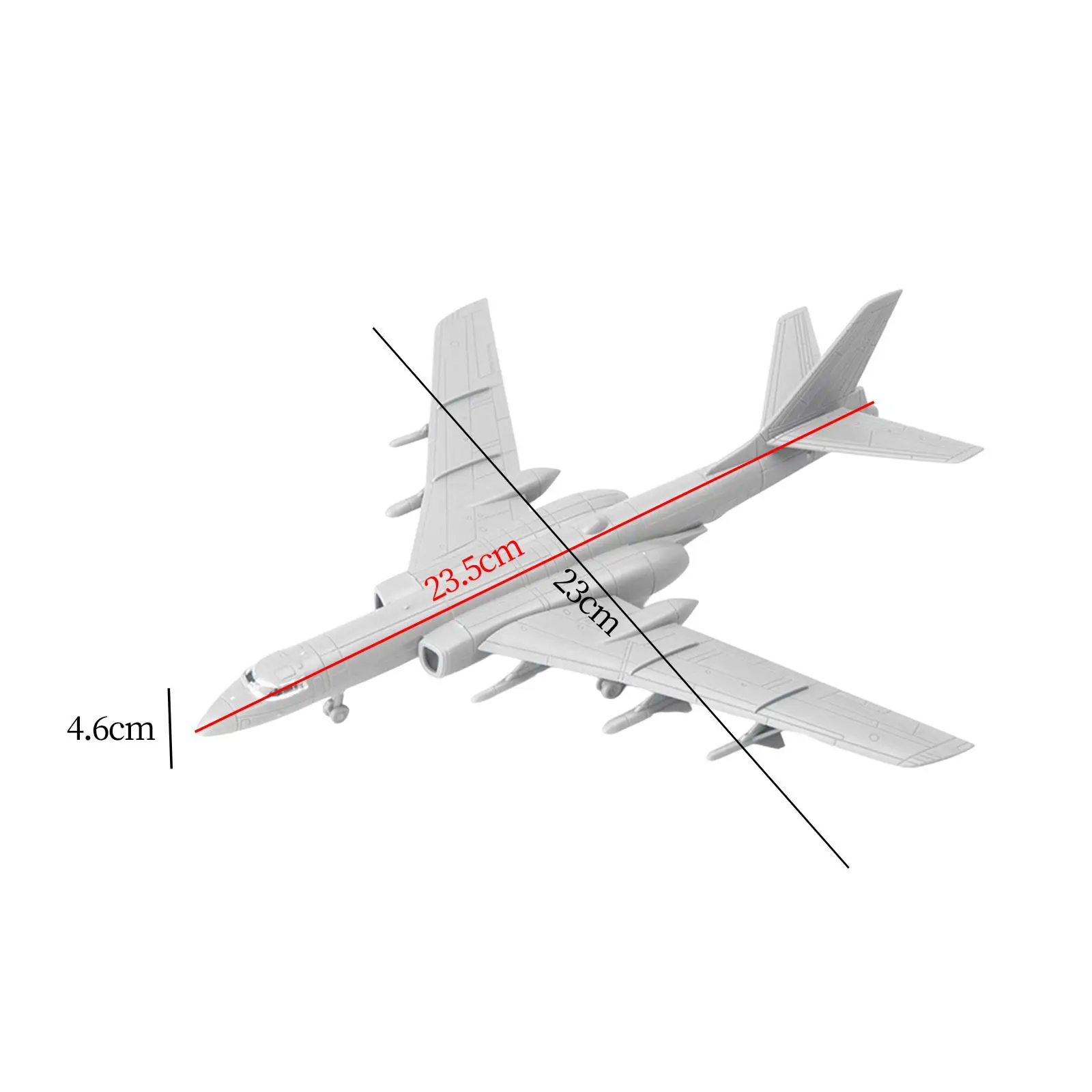 Модель самолета собранная модель с подставкой H 6K 4D для подарка