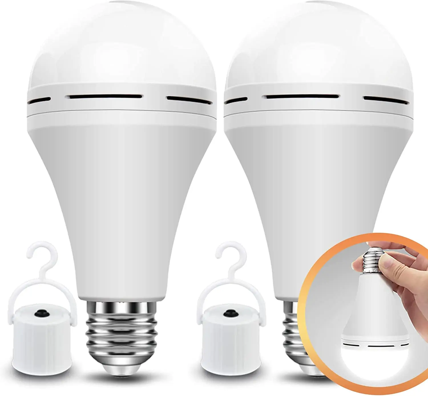 E27 Led Smart Light 9/12/15w Energy Saving Lamps Keep Lighting During Power Outages/ Camping