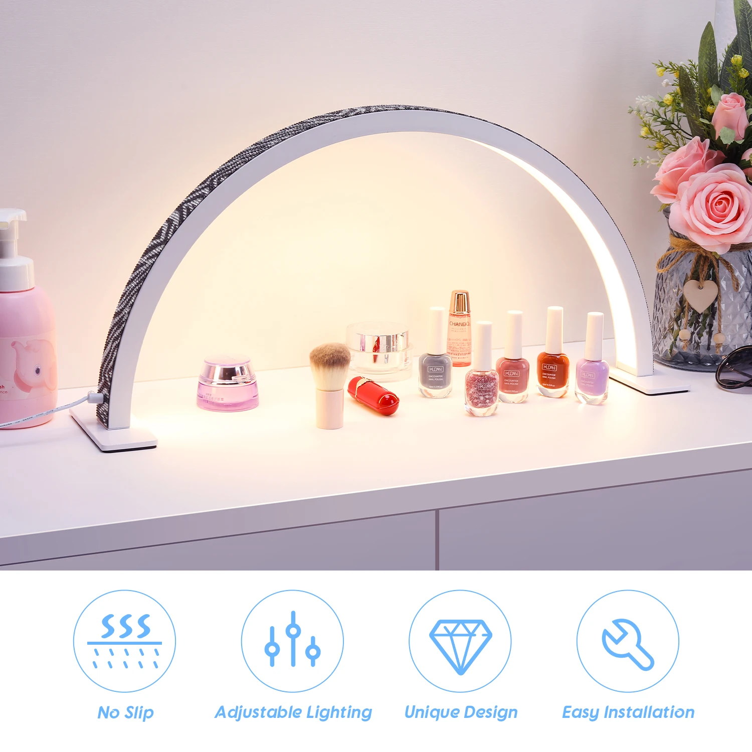 3000-6000 К Бестеневой заполняющий светильник для ногтей настольная лампа красоты