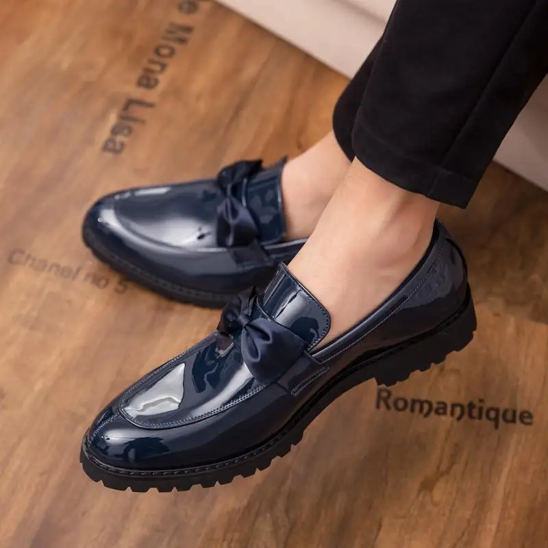 

Autumn Men's Shoes 2023 New Winter Trendy All-Matching Working Leather Shoes Men's Casual Black Board Shoes