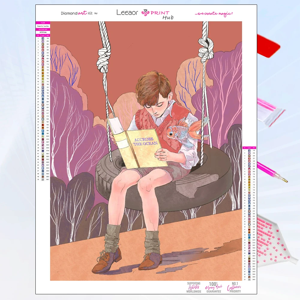Новинка 2024 алмазная живопись фантазия мультфильм красочный мальчик Набор для