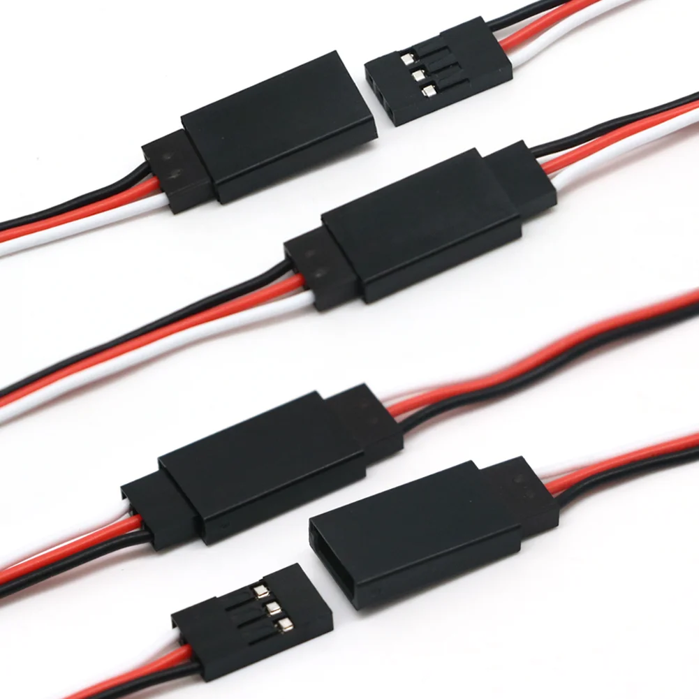 10pcs/lot 10cm 15CM 30CM 50CM 100CM RC Servo Extension Cord Cable Wire 150mm Lead JR Wholesale images - 6