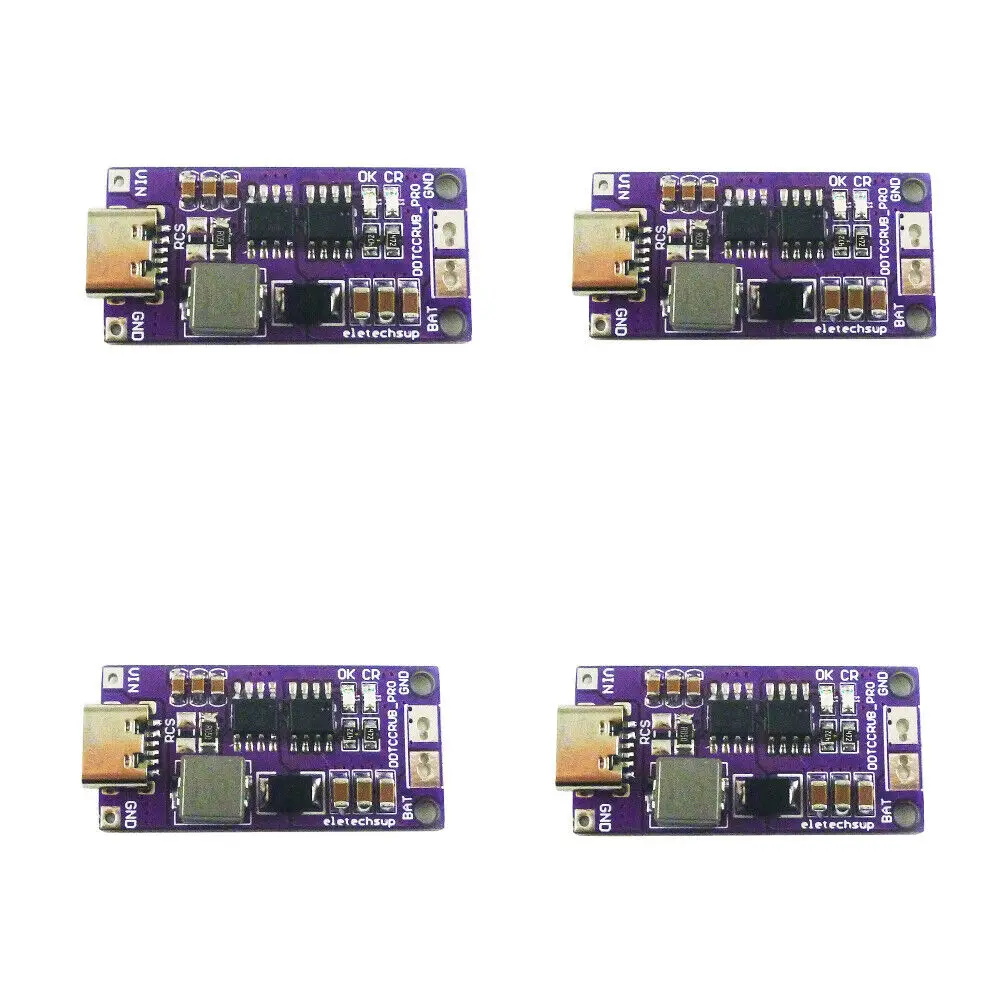 

2 Cell Type-C USB 5V to 8.4V 1A 2A 4A LiPo Li-Ion Battery Pack Portable Charging