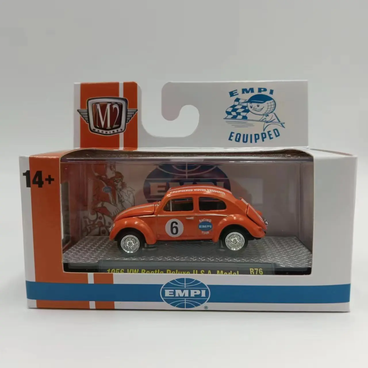 

Машины M2 1/64 1956 VW bettle deluxe Коллекционная версия, металлическая литая модель гоночного автомобиля, детские игрушки, подарок