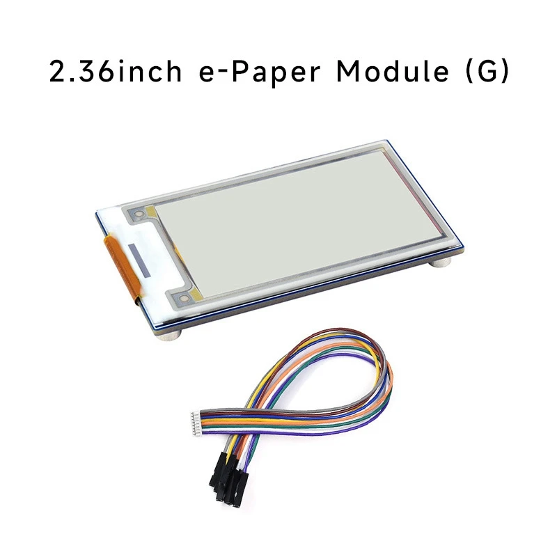

Waveshare 2.36 Inch E-Paper E-Ink Display Screen Module 296X168 For Raspberry Pi Arduino SPI LCD Display Module