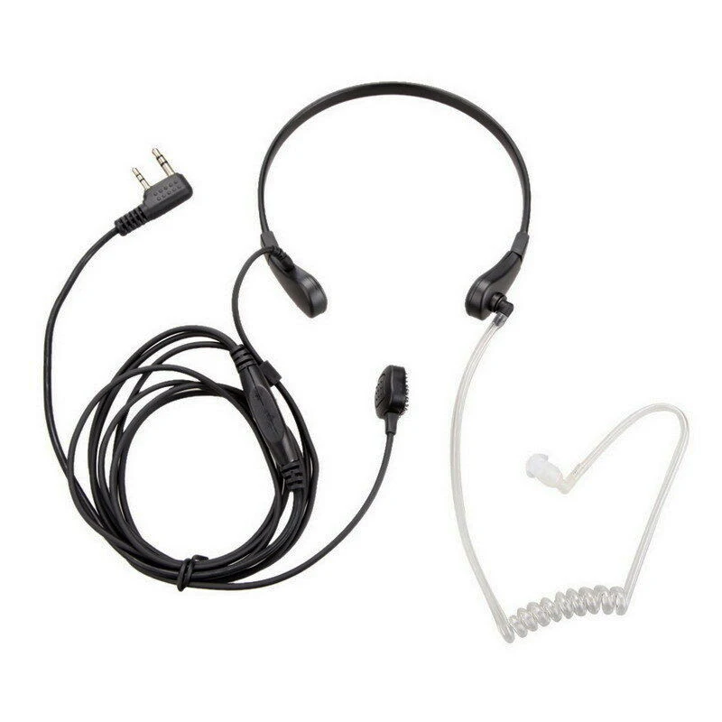 

Throat Microphone Vibration Headset Earpiece for Two Way Radio Baofeng Uv-5R Uv-82 Uv-B6 Bf-888S Walkie Talkie Earphone