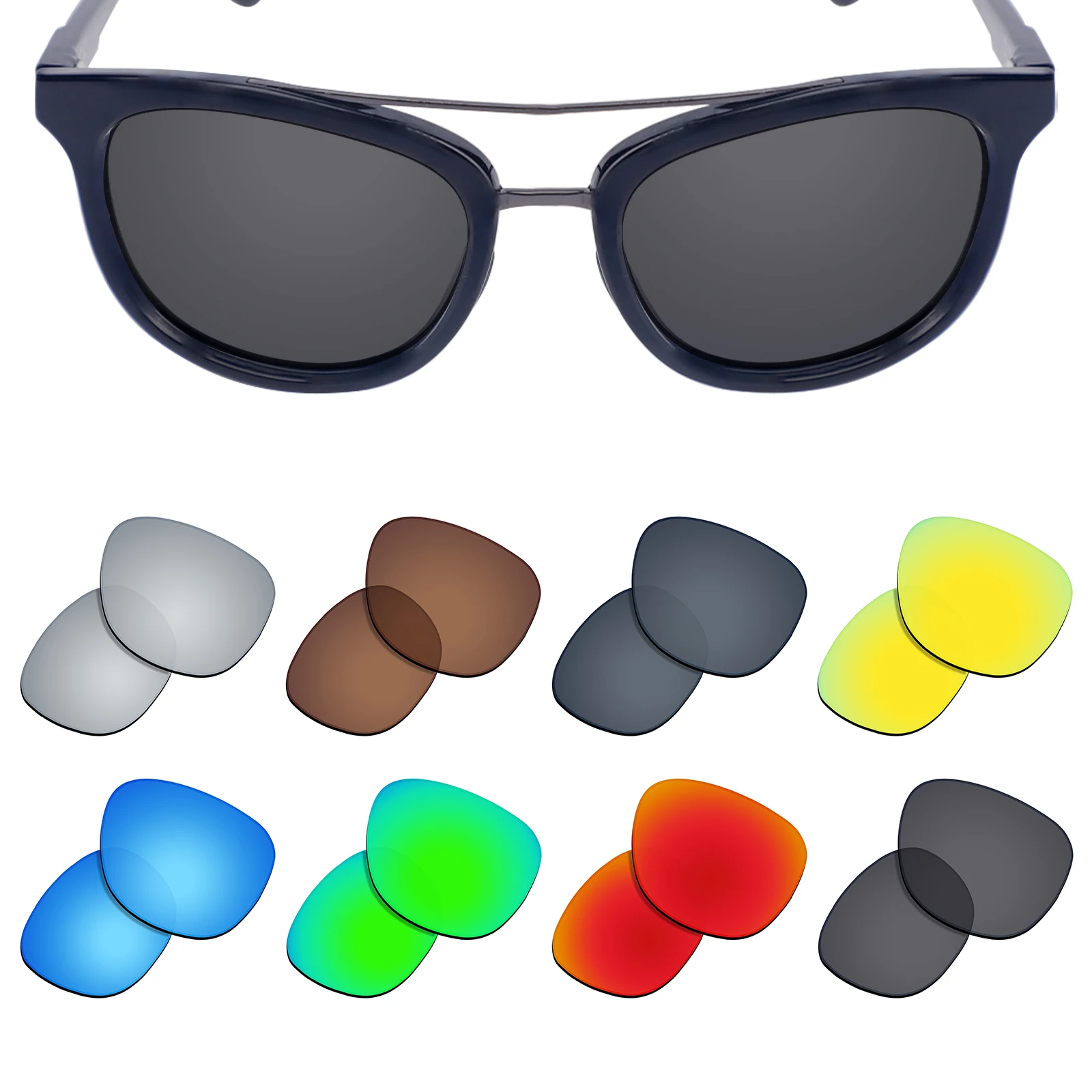 Сменные поляризационные линзы Firtox True UV400 совместимые с солнцезащитными очками