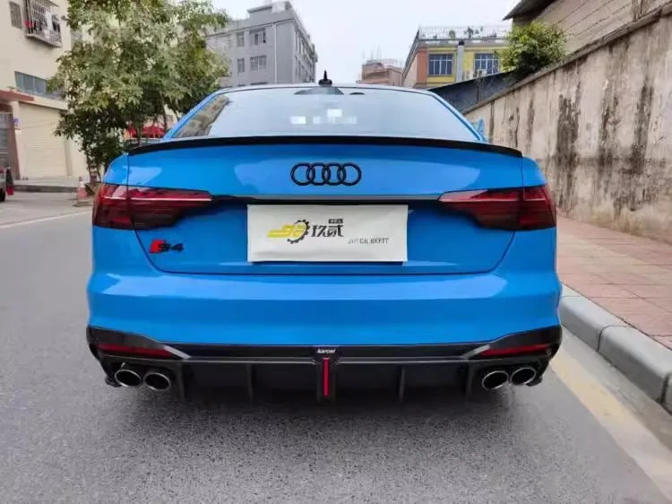 Высококачественный бампер из углеродного волокна для Audi A4 S4 2020-2023 задний
