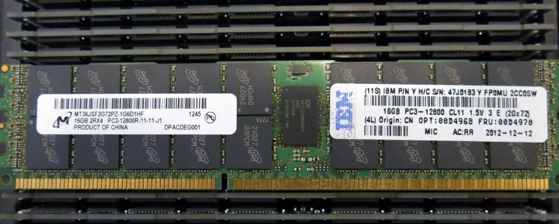 

RAM 00D4970 00D4968 47J0183 Server memory 16G DDR3 1600 ECC REG