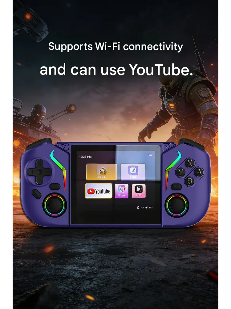 Портативная игровая консоль X95pro с открытым исходным кодом, система Android 9.0, 3,5-дюймовый IPS-экран, ретро-джойстик в аркадном стиле (art.: 3920dab3216fc) - 3920dab3216fc