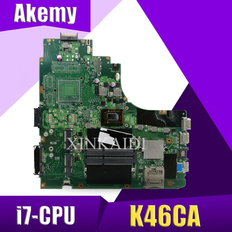 

Материнская плата K46CA, процессор I7 для ASUS k46CB k46CM S46C A46C, материнская плата ноутбука K46CA, материнская плата K46CA, тест материнской платы 100% ОК