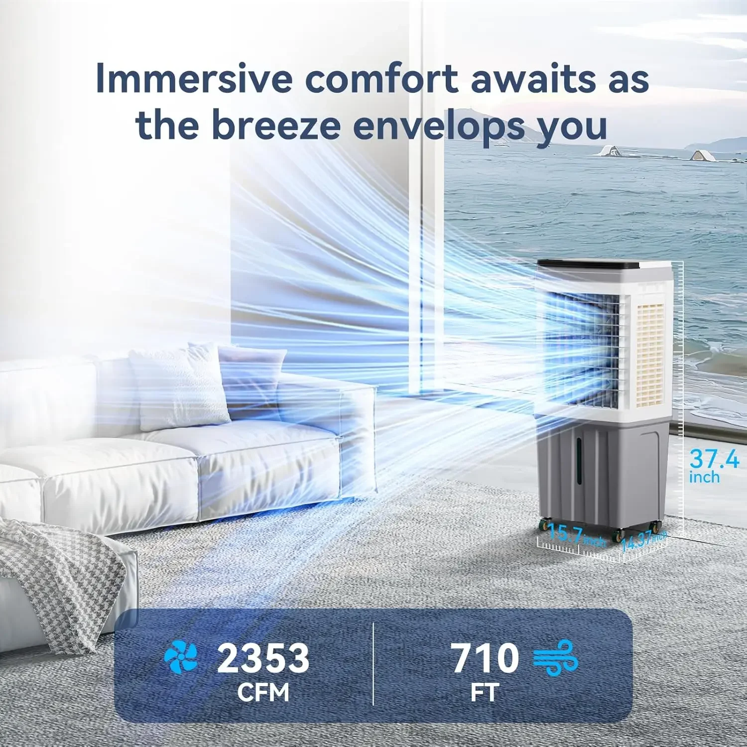 Испарительный воздухоохладитель портативные кондиционеры 3-в-1 с разрешением 2353