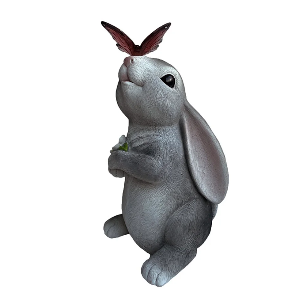 

Creative Rabbit Lamp Housewarming Resin Rabbit Domestic Garden Decoration