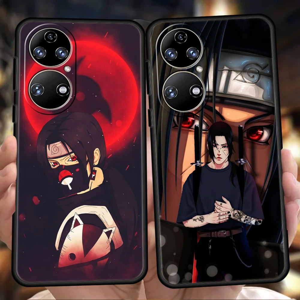 

Anime N-Naruto Akatsuki Soft Cover For Huawei P50 P40 P30 P20 Pro P Smart Z Y6 Y7 Y9 Y7A Y6P Y9S 2019 P40 Lite E Case TPU Shell