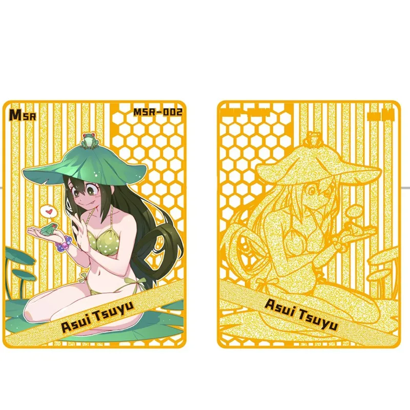 

2022 New Goddess Story Girls Party Mrs Metal Card Rem Tokisaki Kurumi Anime Characters Metal Collector Card Kids Toys Gift