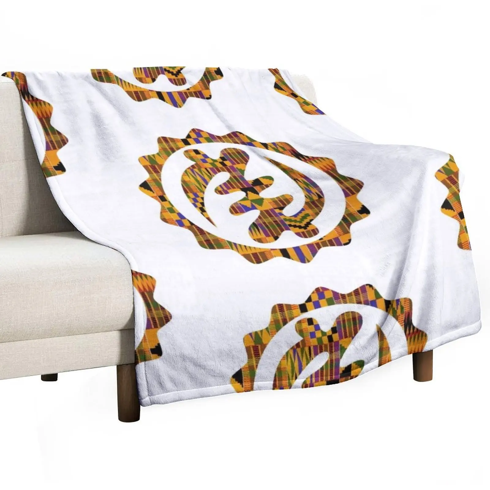 Одеяло для дивана Africa Kente God is King (Nyame Ne Hene) модные одеяла диванов