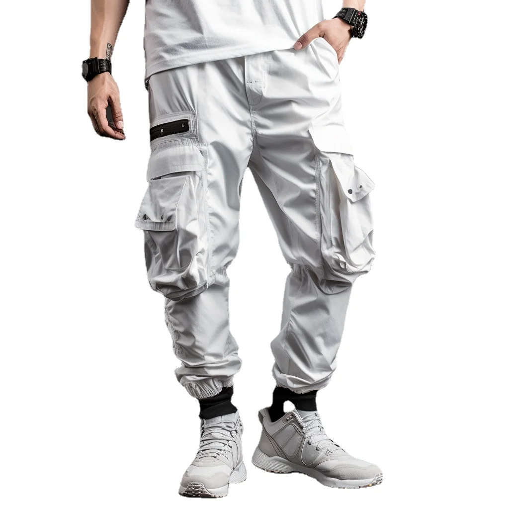 

Men's Straight City Tactical Cargo Pants Multiple Pockets Techwear