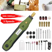 3 variable speed mini electric engraving pen 3 6v cordless drill rotary tool for polish waxing drilling engraving