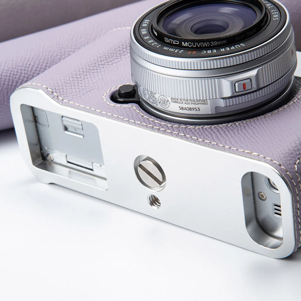 Фото Для Fujifilm Fuji X-E5 XE5 Чехол ручной работы из натуральной кожи Защитный чехол X-E5 Получехол Винтажная кожаная сумка X E5 Сумка для камеры №2