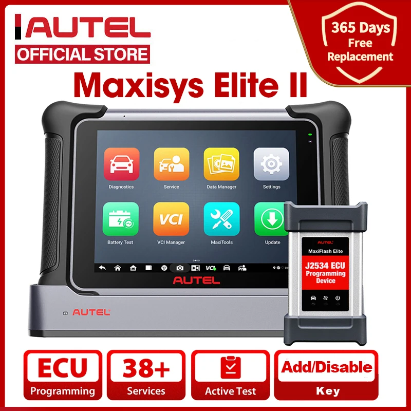 

Autel Maxisys Elite II автомобильный диагностический сканер OE-Level Elite 2 диагностический сканер J2534 Программирование ЭБУ обновленный MS908P