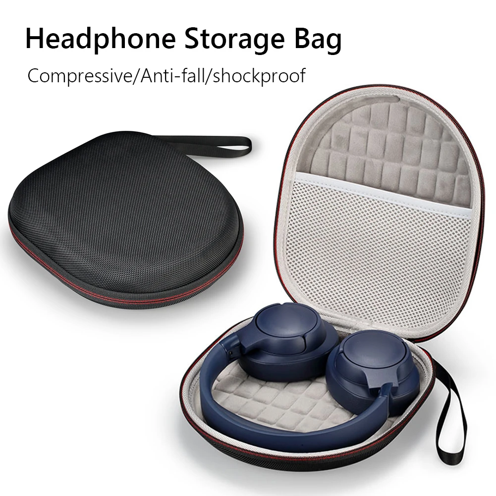 

Headphone Carrying Case Hard EVA Pouch for JBL TUNE 750BTNC/700BT Anker Soundcore Life Q20 Headset Storage Bag Box