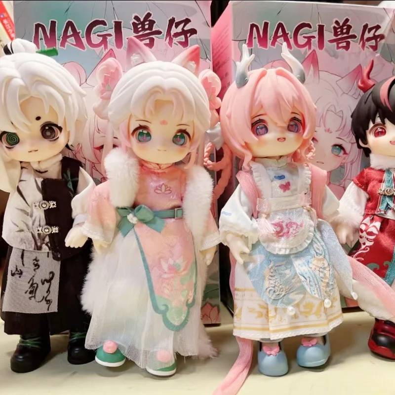В наличии Nagi 4 Exchange The Untrammeled Traveler Series Ob11 1/12 Bjd Blind Box Caixa Caja Girls Dolls Toys Настольное