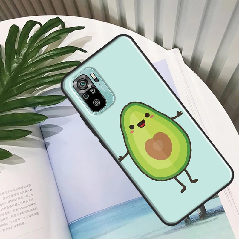 Lovely Avocado For Xiaomi Redmi 10 9A 9T 9C Case Note 11 Pro 9 9S 10S Phone Cover | Мобильные телефоны и аксессуары