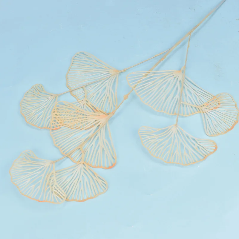 Искусственные листья гинкго для украшения дома |