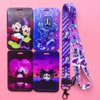 disney mickey minnie girls slide abs id card holder for office and school id badge holder for stuff acceptable oem