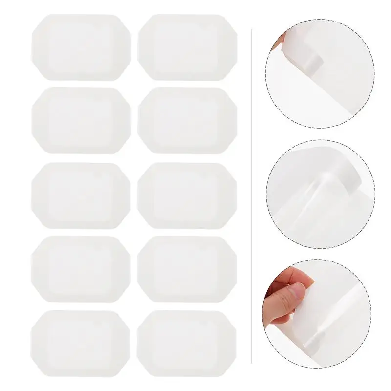 

10 Sheets of Film Dressings Portable Wound Covers Household Film Bandages