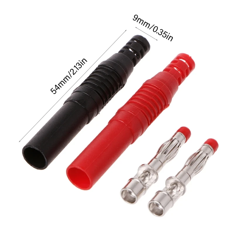 10 шт. прямая изолированная безопасная 4 мм штекер типа банан провод для припоя