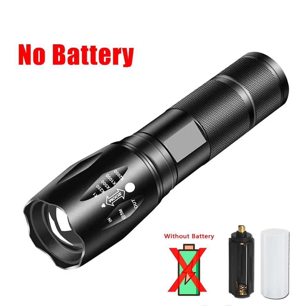 

NEWBIRTH Тактический Фонарик LED 1200 Лм Алюминий