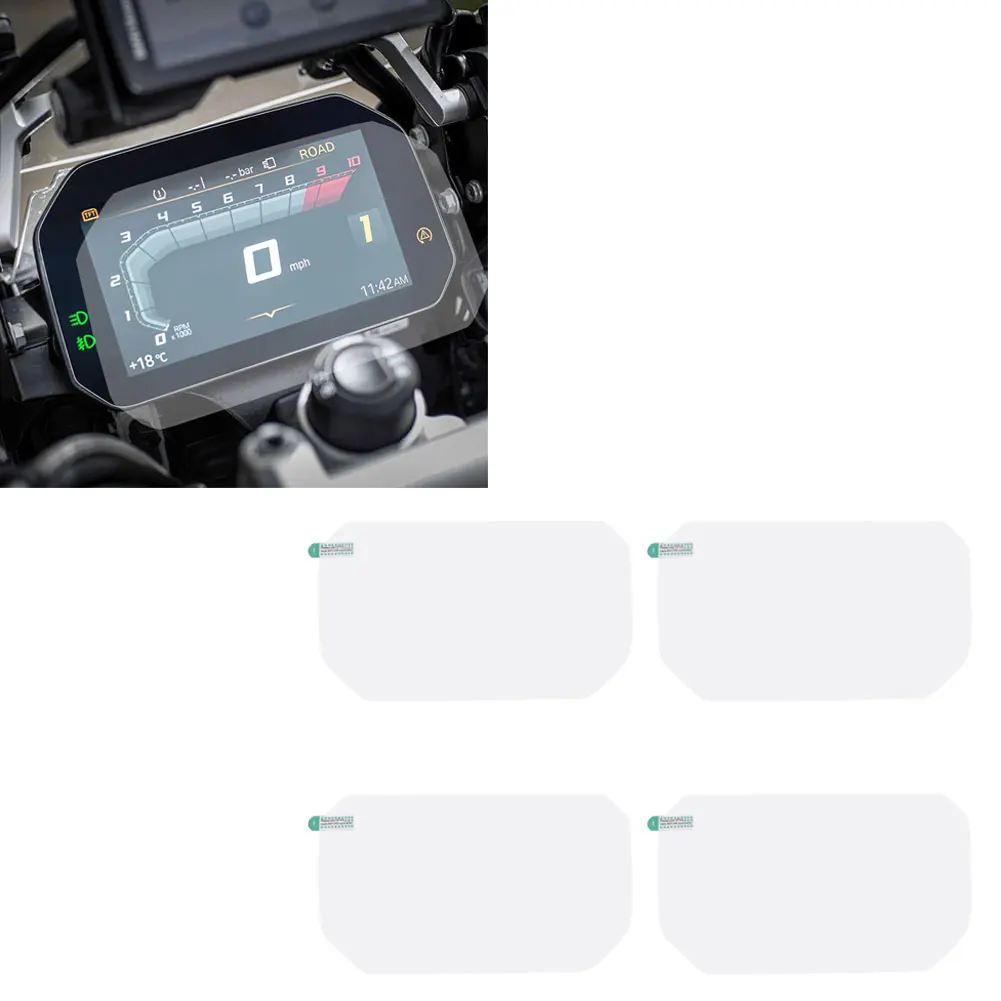 

4 шт., защитная пленка для экрана мотоцикла, спидометра, подходит для R1200GS R1250GS/ADV R1250R/RS