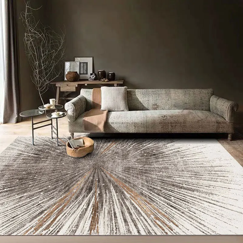 

Ins Style Carpet Crystal Velvet Material Washable European Simple Modern Winter Home Tea Table Decor Bedroom Floor Mat New 2022