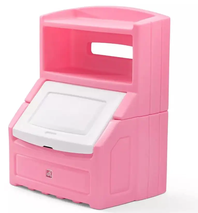 

& Hide 38"H Plastic Storage Bin and Toy Organizer,