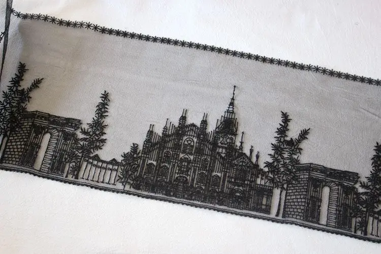 Кружевная отделка с вышивкой из мягкой сетки аксессуары для одежды кружевная