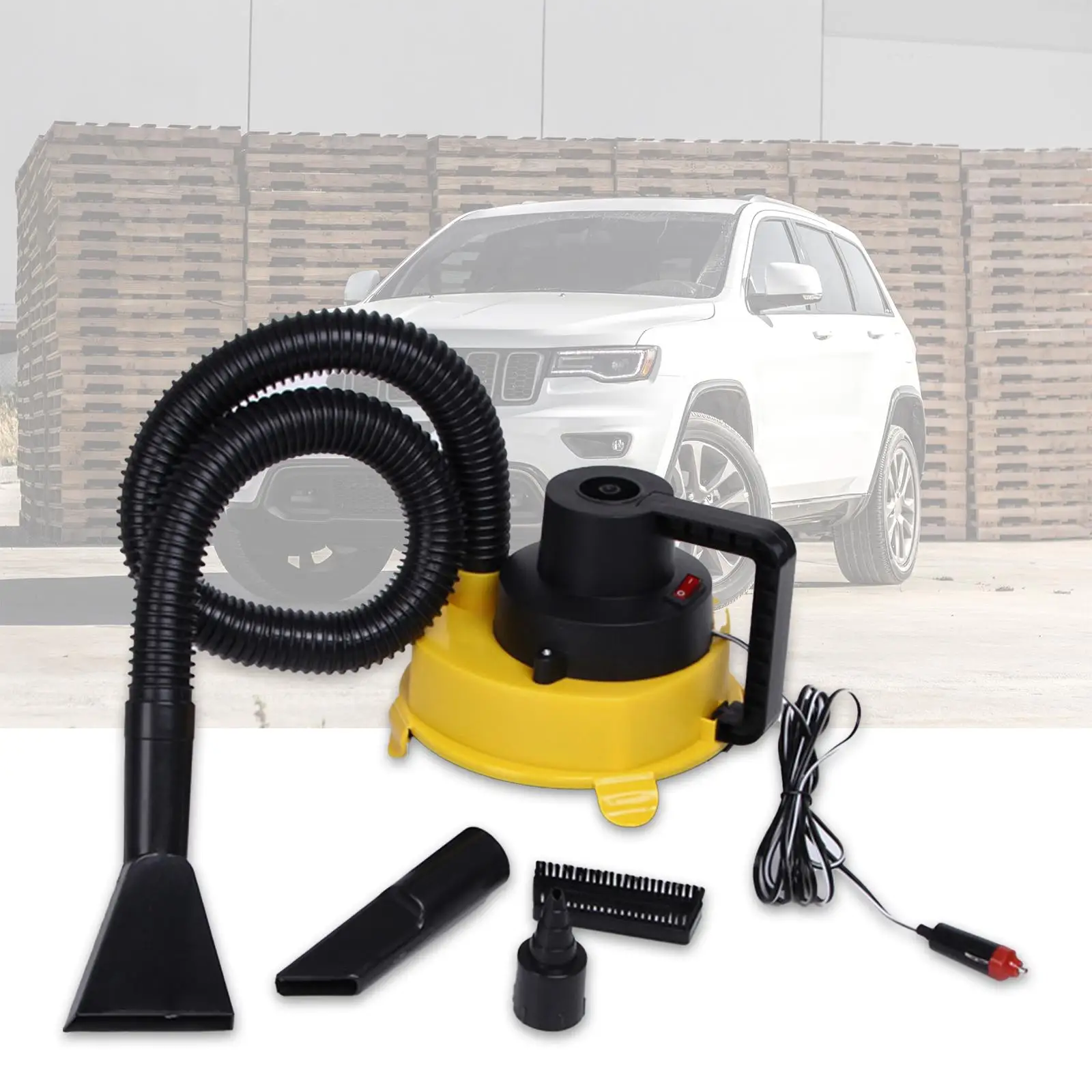 

Car Vacuum Cleaner Home Car Dual Use Wet Dry Vacuum Cleaner Washable Lightweight Handheld Duster for Boat Vehicle RV Camper
