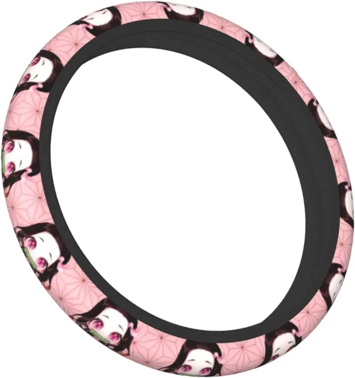 

Nezuko Steering Wheel Cover for Women Universal Fit Steering Wheel Cover Fashionable Anti Slip and Sweat Steering Wheel Cover