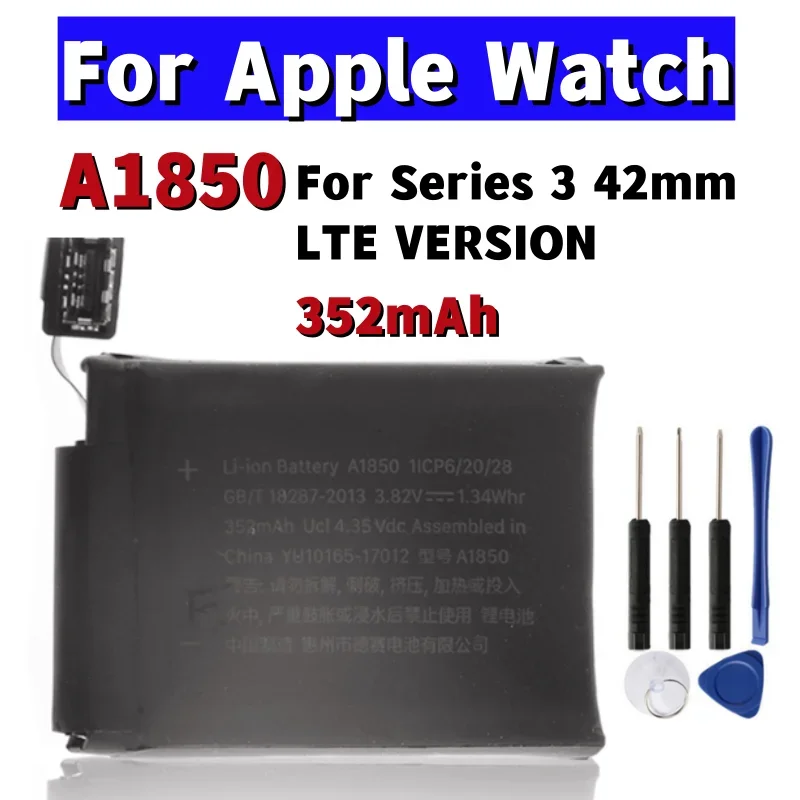 Фото Сменная батарея для умных часов A1847 A1875 A1848 A1850 для Apple Watch Series 3 GPS LTE 38 мм 42 мм с инструментами №4