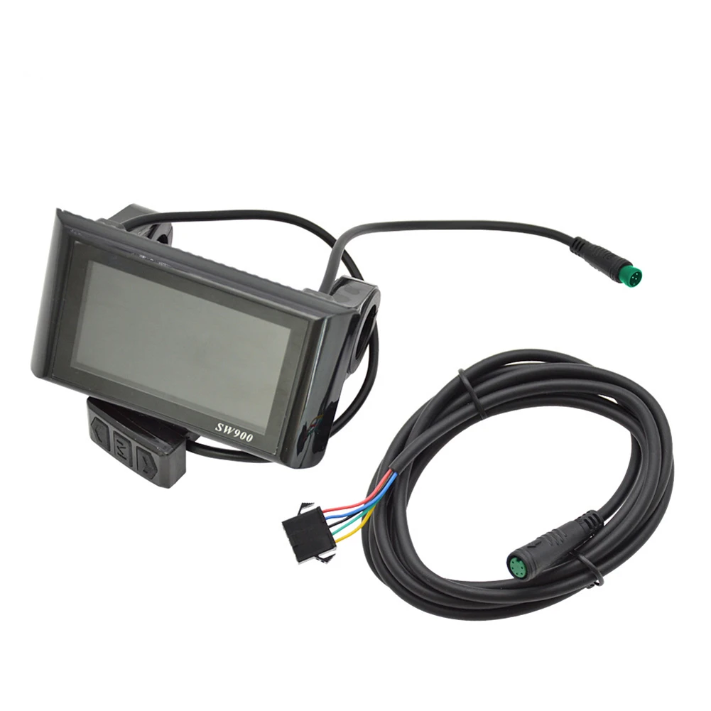 

E-Scooter LCD Display ABS Accessories Black Colorful Display DC24-60V Parts 1 Set Brand New Durable And Practical