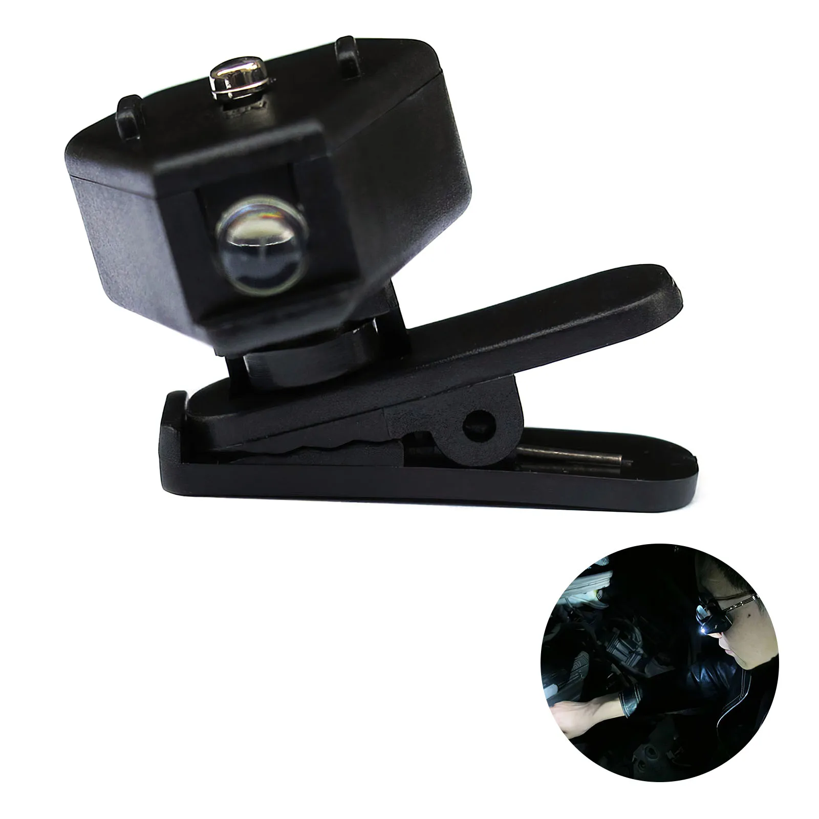 

Боковой светильник для очков, светодиодный светильник с зажимом, USB-фонарь для чтения, регулируемый светильник для ночной рыбалки