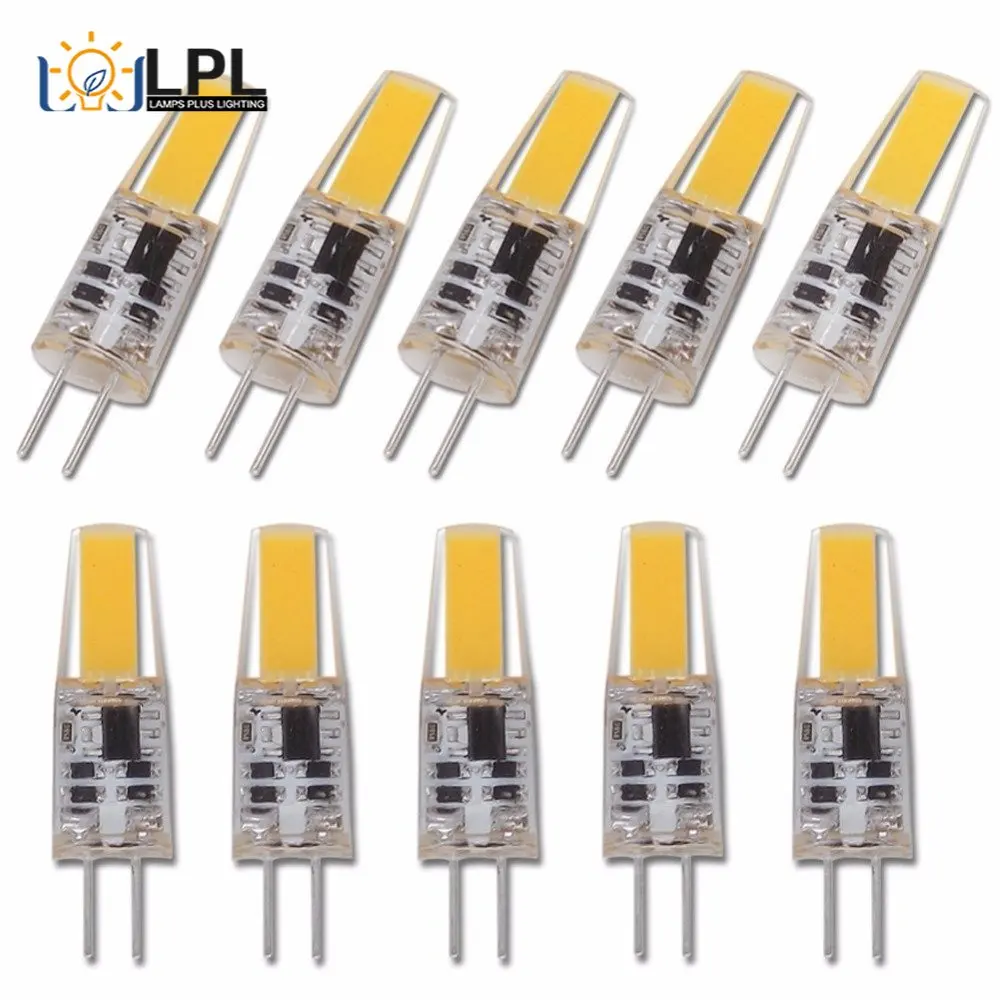 1PCS COB G4 LED COB Lamp 6W Bulb AC DC 12V 220V Candle Silic
