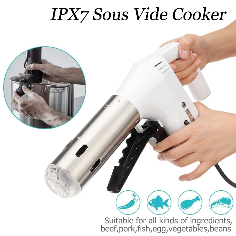 IPX7 Waterproof Smart Wifi Control Sous Vide Cooker 1800W Immersion Circulator Slow Cooker Vacuum Heater Accurate Temperature