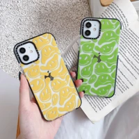funny smiley cartoon phone cases for iphone 13 12 11 pro max xr xs max 8 x 7 se 2020 couple anti drop transparent soft tpu cover