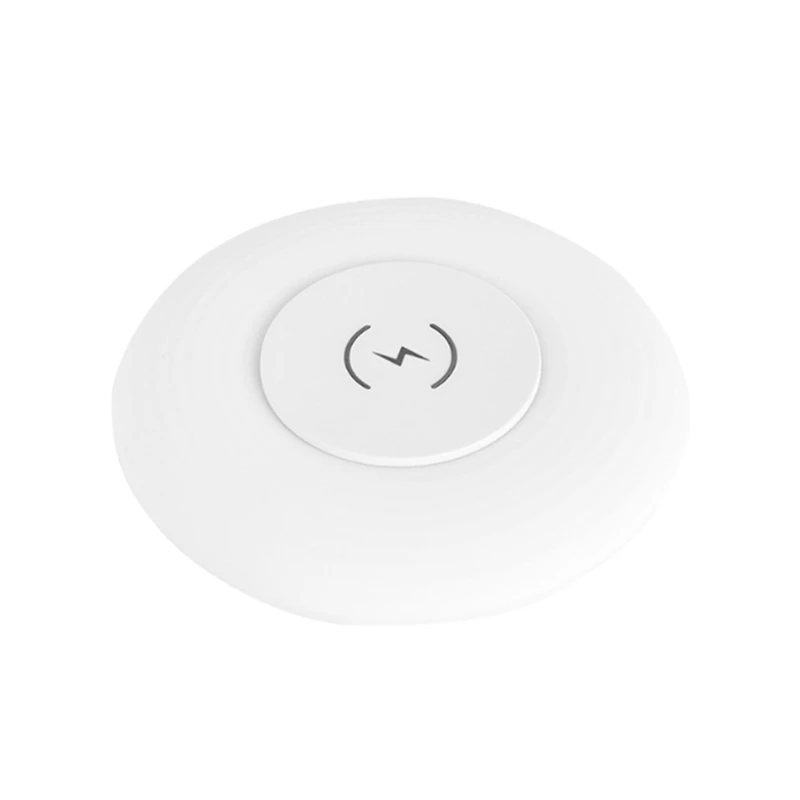 

USB Rechargeable LED Wall Lamp Wireless Fast Charge 15W Induction Sound Control Lamp Bedside Touch Dimming