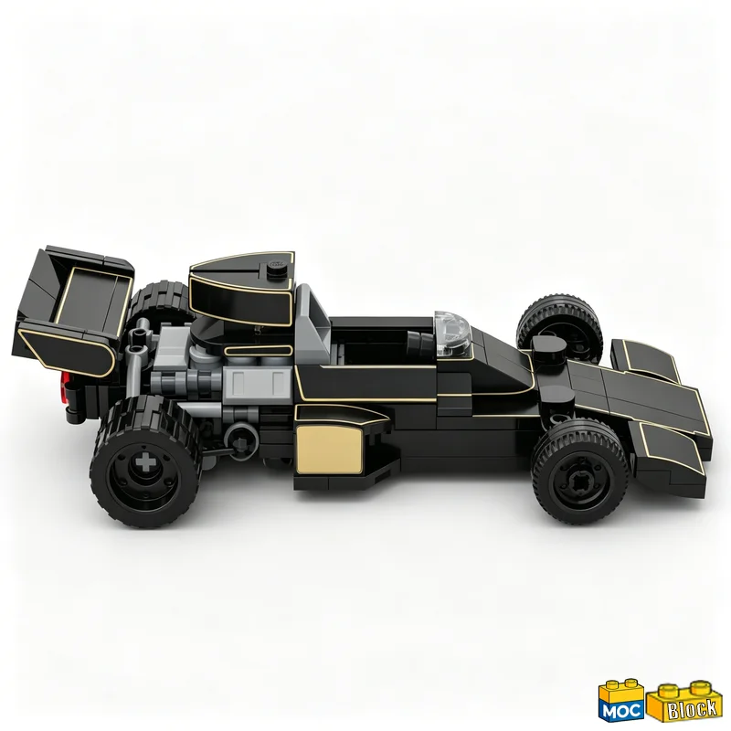 Фото Набор для сборки 169 деталей: Серия F1 Lotus 72D, конструктор DIY, развивающая игрушка, спортивный автомобиль, коллекционная модель, подарок №3