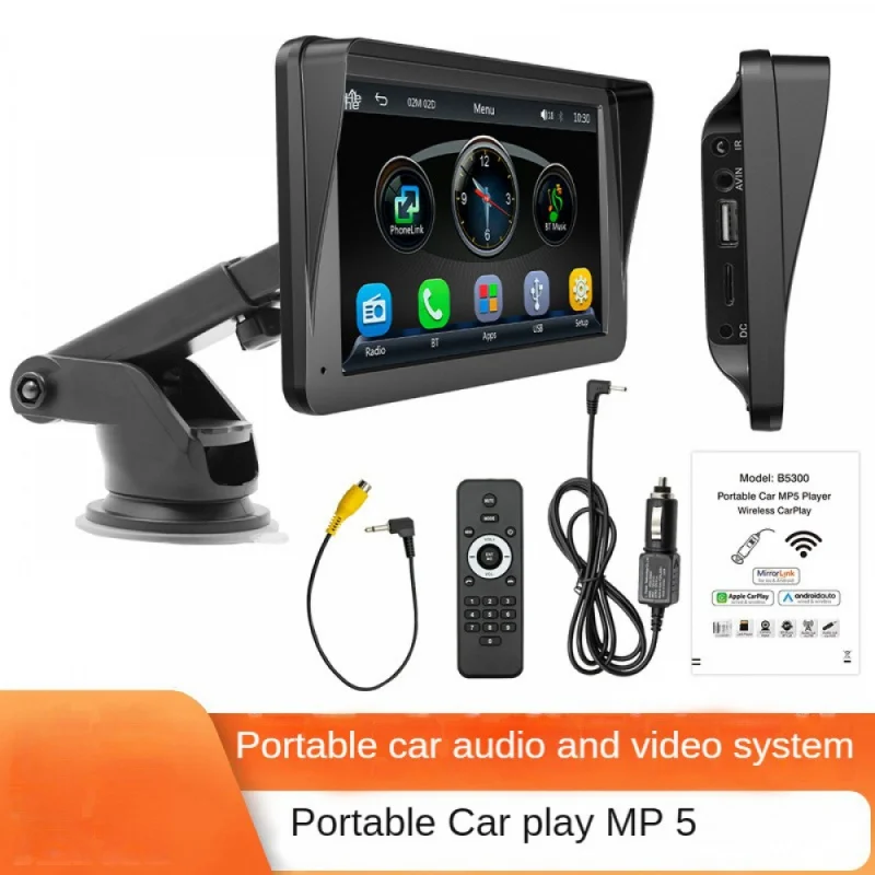 

Новый 7-дюймовый портативный беспроводной навигационный экран для CarPlay, автомобильный MP5-плеер на Android, GPS-навигатор